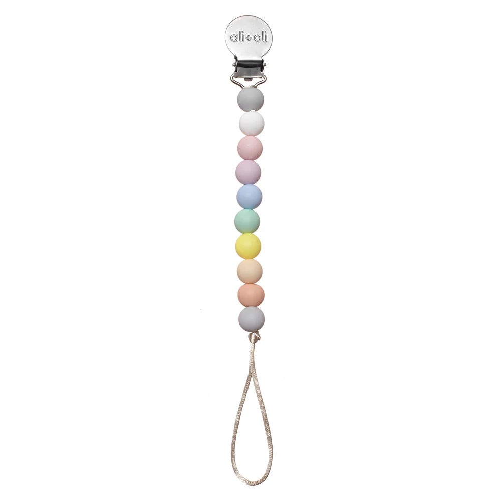 Ali+Oli Pacifier Clip (Thin Pastel)