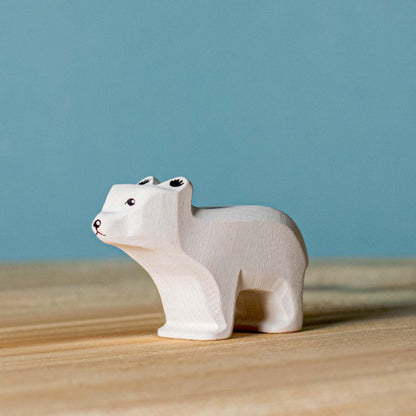 Bumbu Toys Wooden Polar Bear Cub