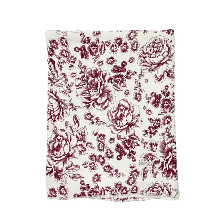 Pink Elephant Brands Stroller N Swaddle - Boysenberry Floral Toile