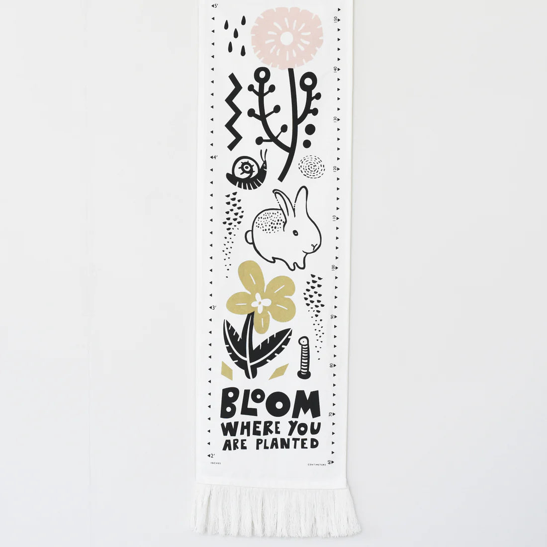 Wee Gallery Canvas Growth Chart - Bloom