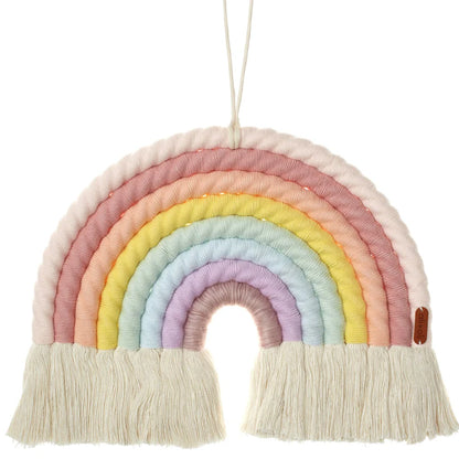 Ali+Oli Macrame Wall Décor Rainbow (Pastel)