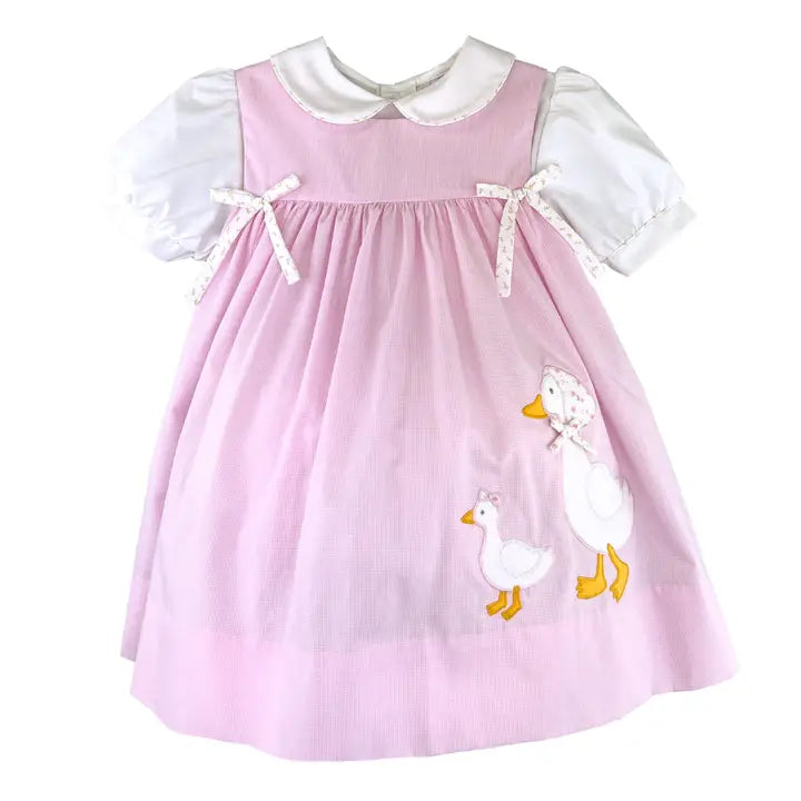 Petit Ami & Zubels Dress with Goose Appliques