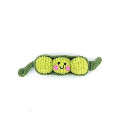 Pebble Pretend Play Food Rattle - Green Peapod