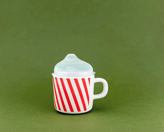 Helmsie Peppermint Stripe Sippy Cup