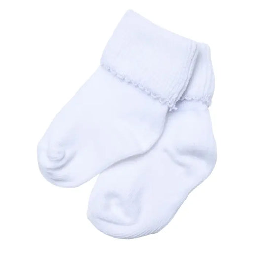 Magnolia Baby Solid Essentials White Socks