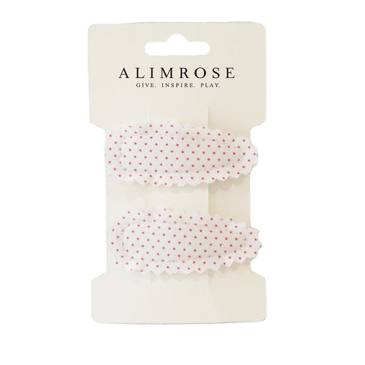 Alimrose Hair Clip Set Spot Pink