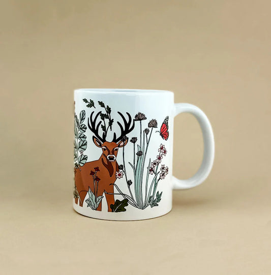 Helmsie Mountain Animal Ceramic Mug