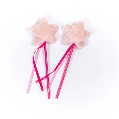 Jack Rabbit Creations Fuzzy Fairy Wands - Set of 2