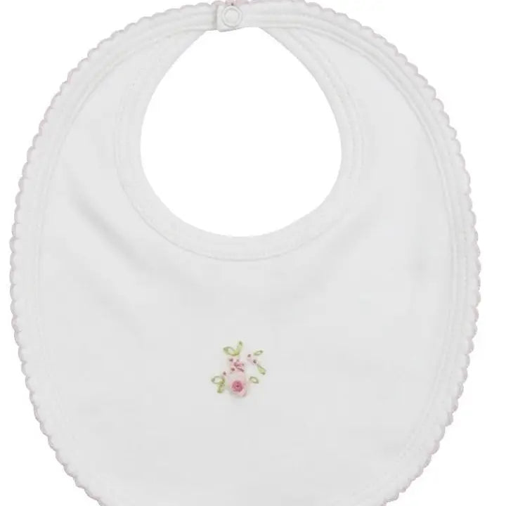 Baby Threads Flower Bouquets Girl Pima Cotton Baby Bib