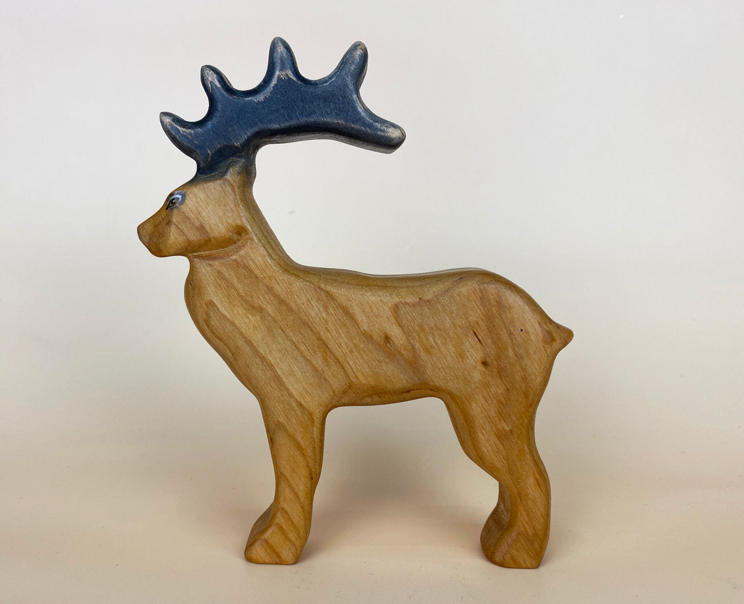 Green Taiga Toys Handmade Wooden Stag