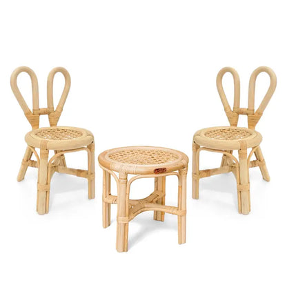 Poppie Toys Poppie Mini Table & Chairs Set (Doll Size)