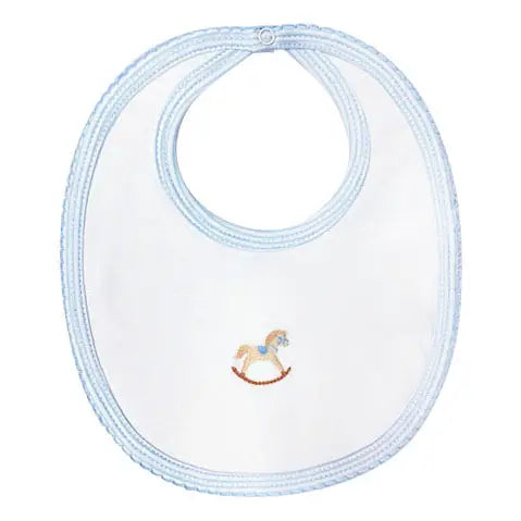 Baby Threads Rocking Horse Pima Cotton Baby Bib