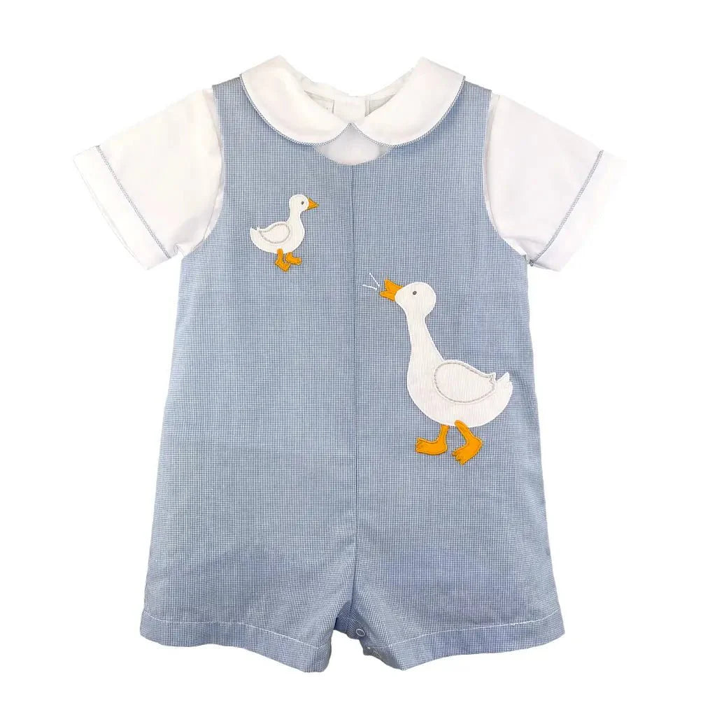 Petit Ami & Zubels Romper with Goose Appliques