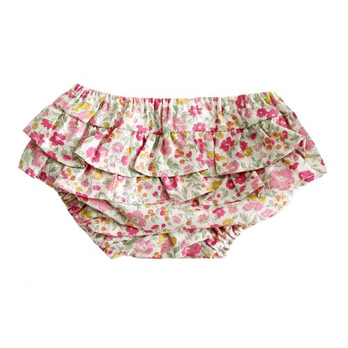 Alimrose Ruffle Nappy Cover Small Rose Garden