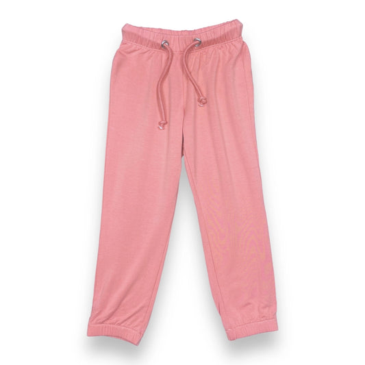 Pink Elephant Brands Kids Drawstring Waist Jogger Pant in Ultra-Soft French Terry - Pink Peony