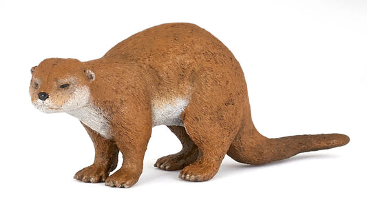 Papo France Hand Painted Realistic Otter Figurine Toy