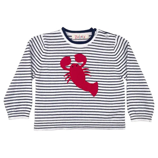 Petit Ami & Zubels Lobster Lightweight Knit Sweater