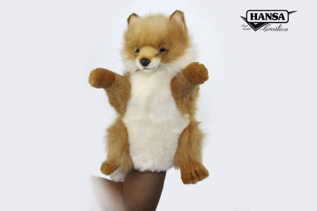 Hansa Creation Realistic Plush Animal Puppet Fox 12”L