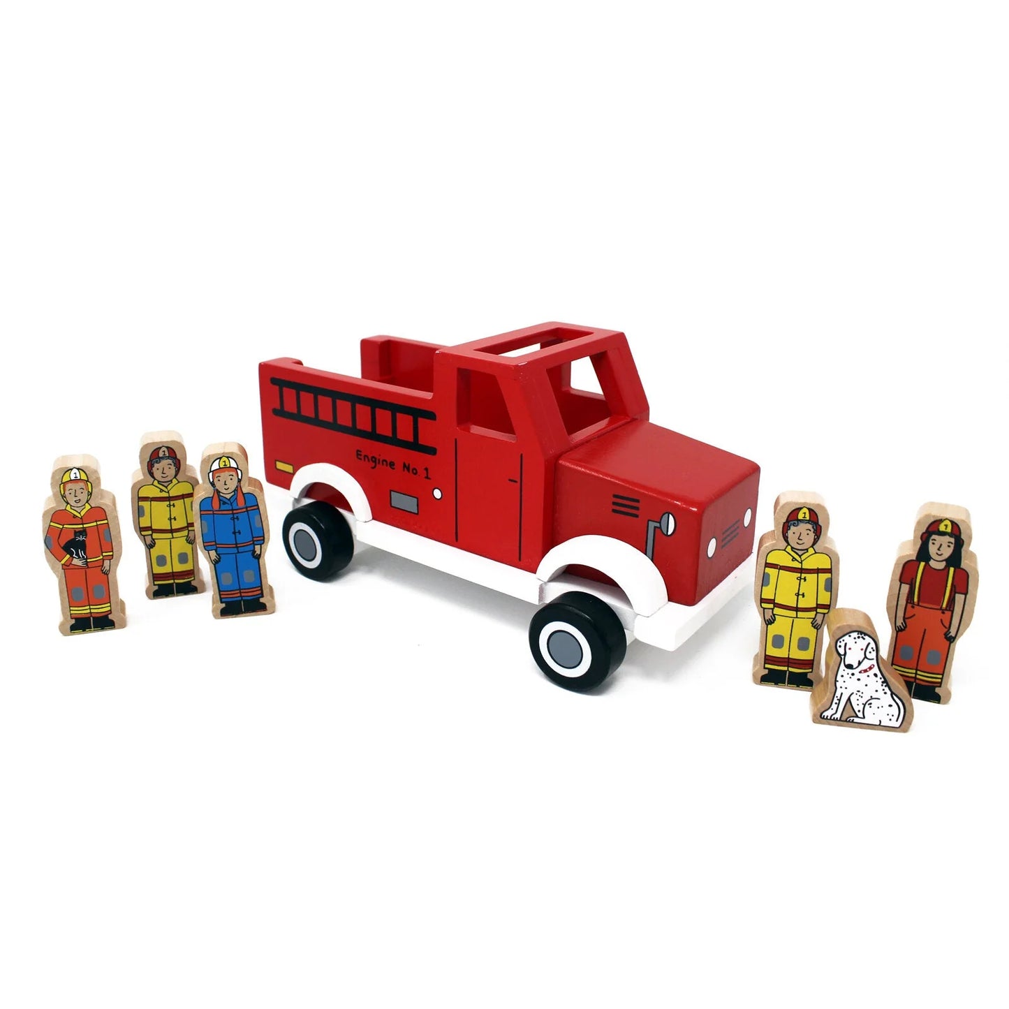 Jack Rabbit Creations To the Rescue - Magnetic Fire Truck