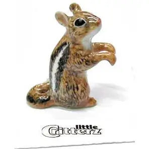 Little Critterz Chipper Chipmunk Porcelain Miniature