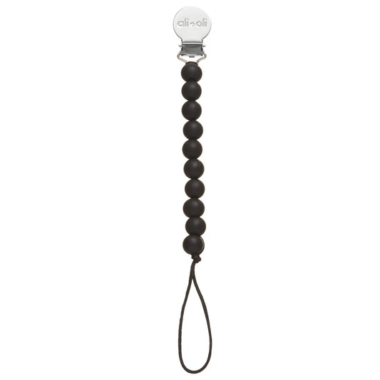 Ali+Oli Pacifier Clip (Black)