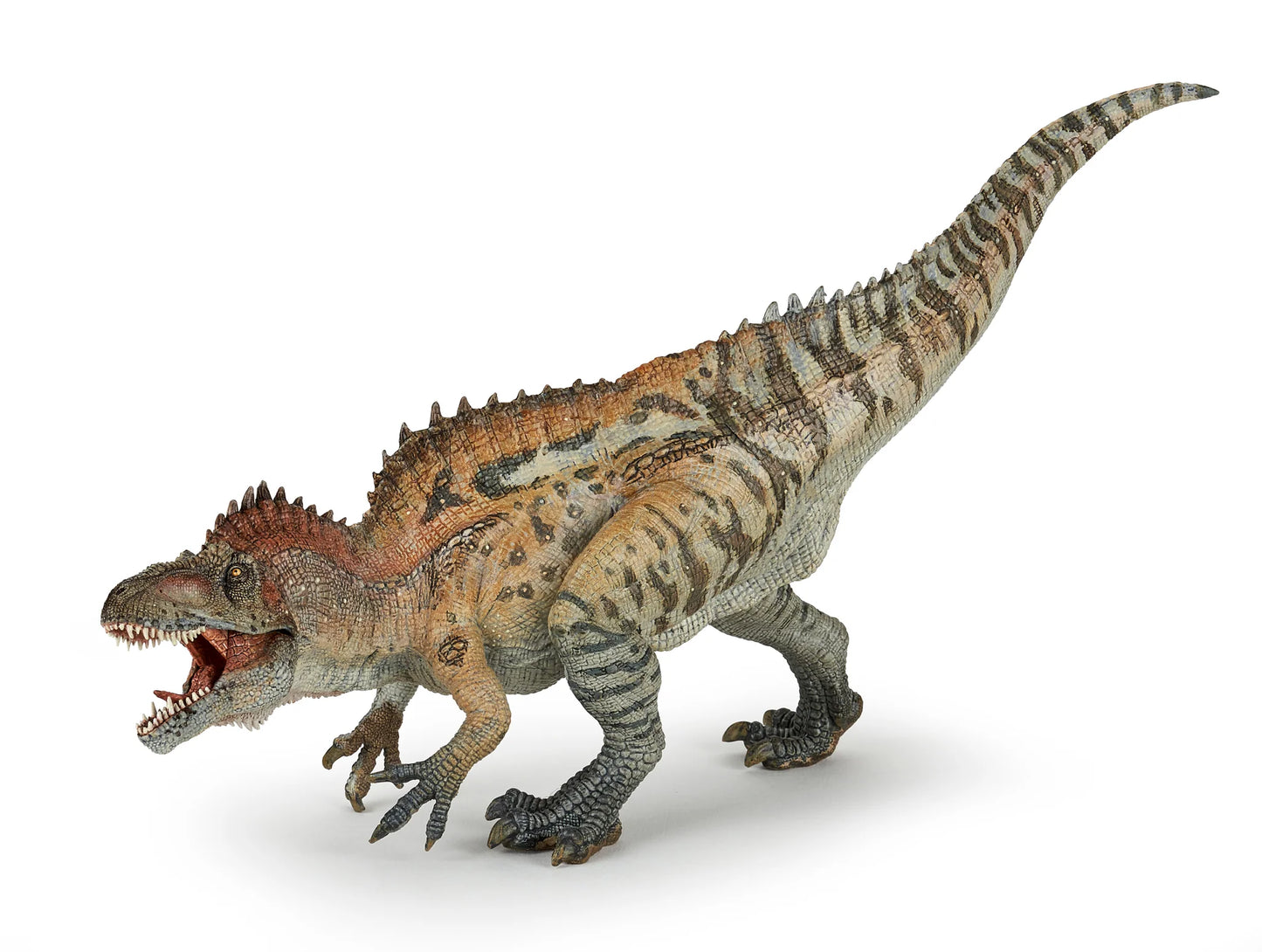 Papo France Hand Painted Realistic Acrocanthosaurus Figurine Toy