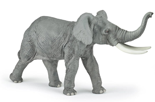 Papo France Hand Painted Realistic Elephant Figurine Toy