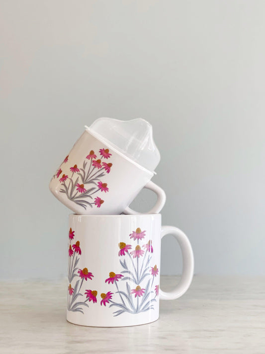 Helmsie Coneflower Mama & Me Cup Set