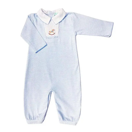 Baby Threads Rocking Horse Pima Cotton Baby Converter Gown