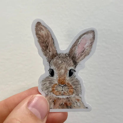 WLDFLWR Studio Bunny Vinyl Sticker