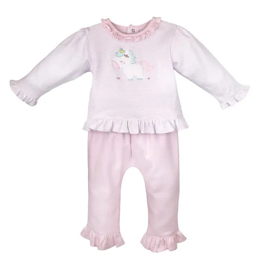 Petit Ami & Zubels Knit Unicorn Top & Legging Set