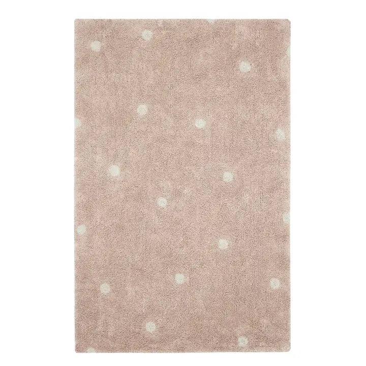 Lorena Canals Washable Area Rug Mini Dot Rose