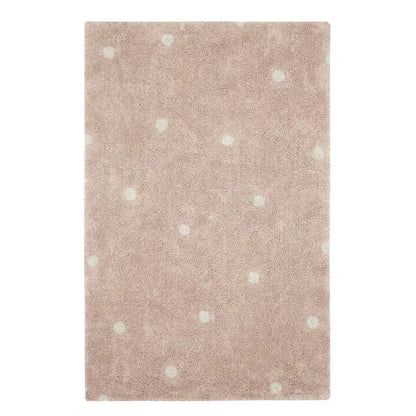 Lorena Canals Washable Area Rug Mini Dot Rose