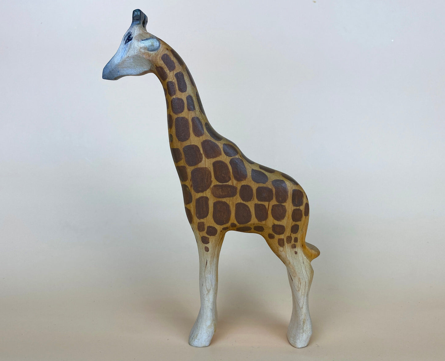 Green Taiga Toys Handmade Wooden Giraffe