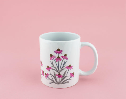 Helmsie Coneflower Ceramic Mug