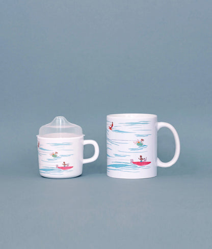 Helmsie Water Ski Two of a Kind Cup Set