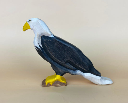 Green Taiga Toys Bald Eagle Handmade Toy