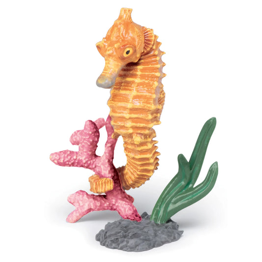 Papo France Hand Painted Realistic Seahorse Figurine Toy