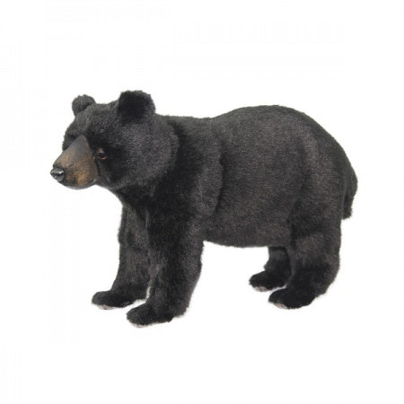 Hansa Creation Black Bear Stuffed Animal (On all 4's) 12.6"