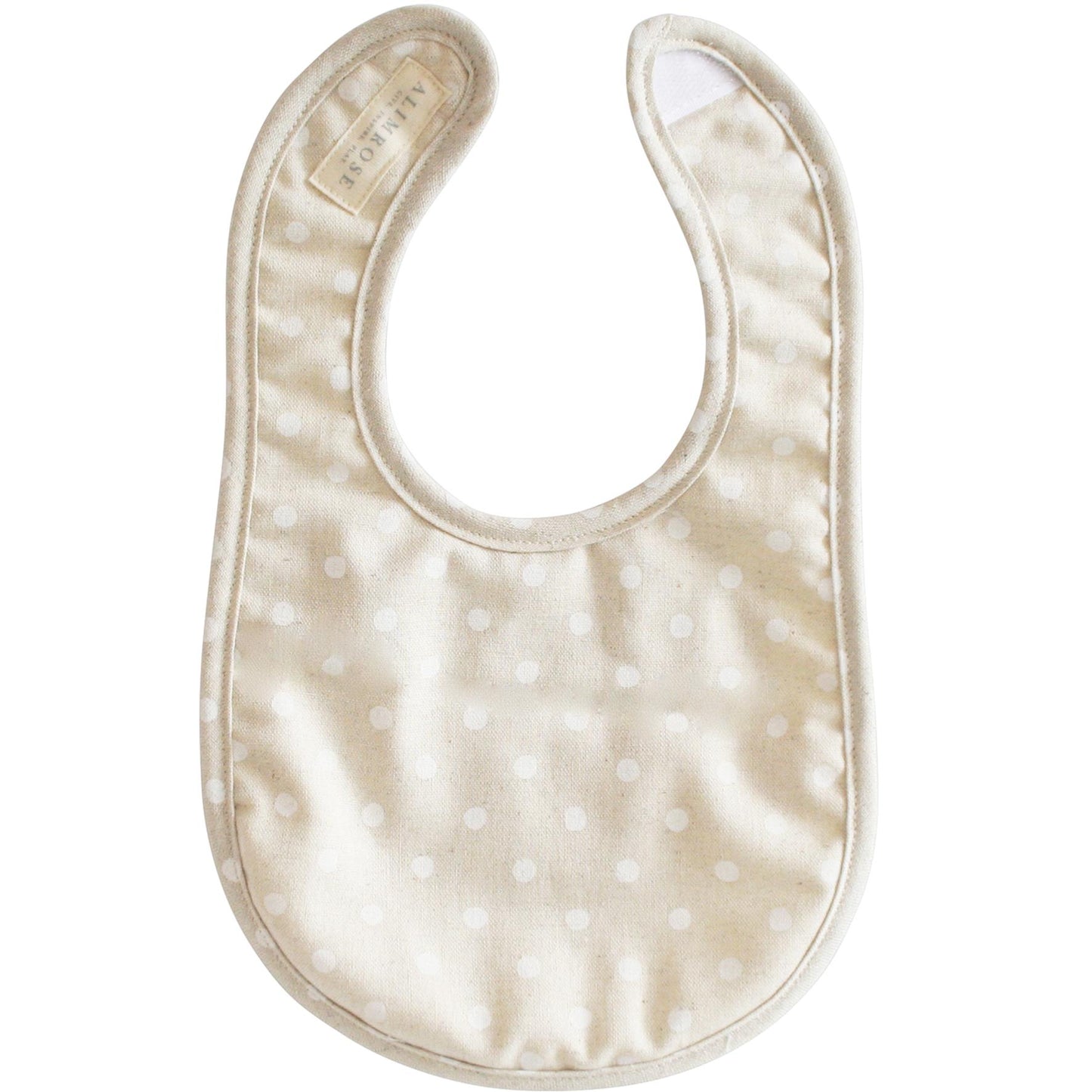 Alimrose Bib - White Linen Spot