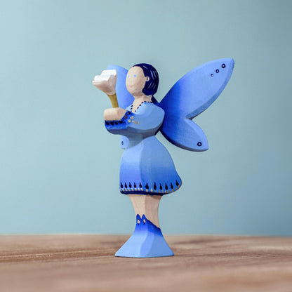 Bumbu Toys Handcrafted Wooden Water Fairy Figurine