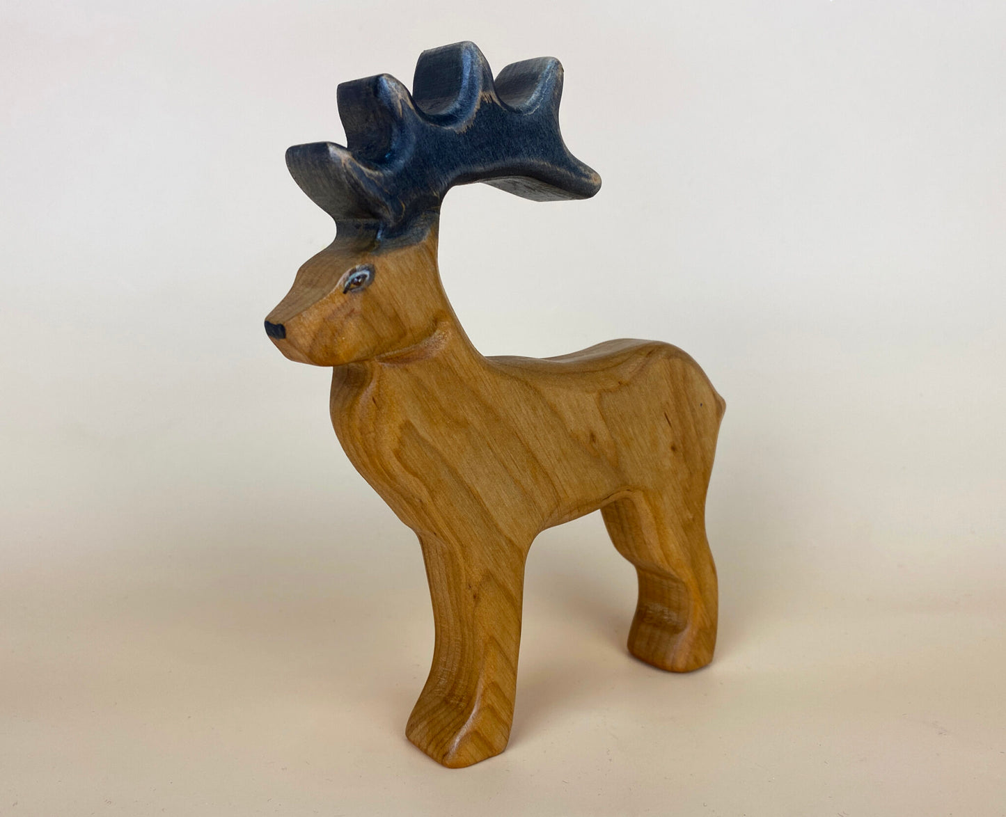 Green Taiga Toys Handmade Wooden Stag