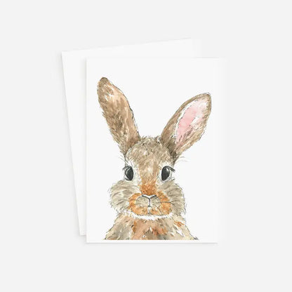 WLDFLWR Studio Bunny Blank Greeting Card