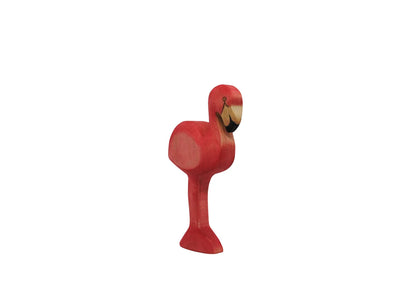 HOLZWALD Handmade Wooden Flamingo