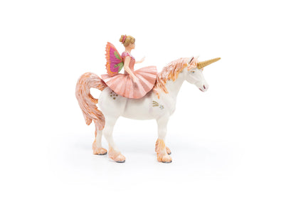 Papo France Hand Painted Whimsical Elf Ballerina And Her Unicorn