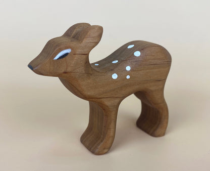 Green Taiga Toys Handmade Wooden Fawn