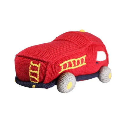 Petit Ami & Zubels Chuck the Fire Truck Knit Toy