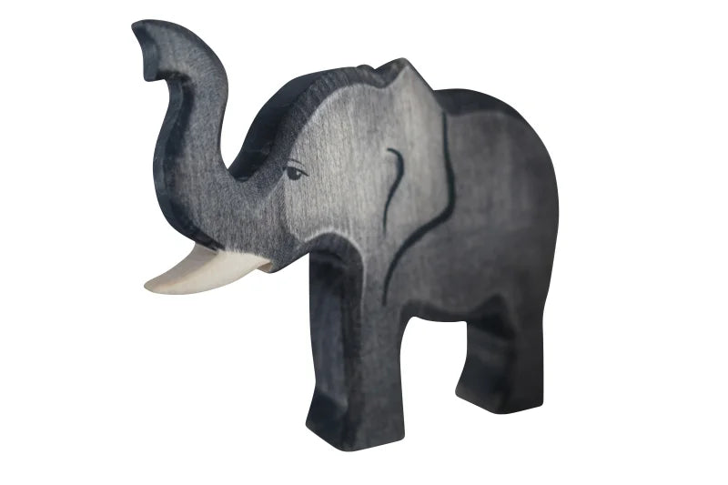 HOLZWALD Handmade Wooden Elephant, Male