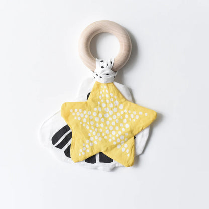 Wee Gallery Crinkle Teether - Starfish