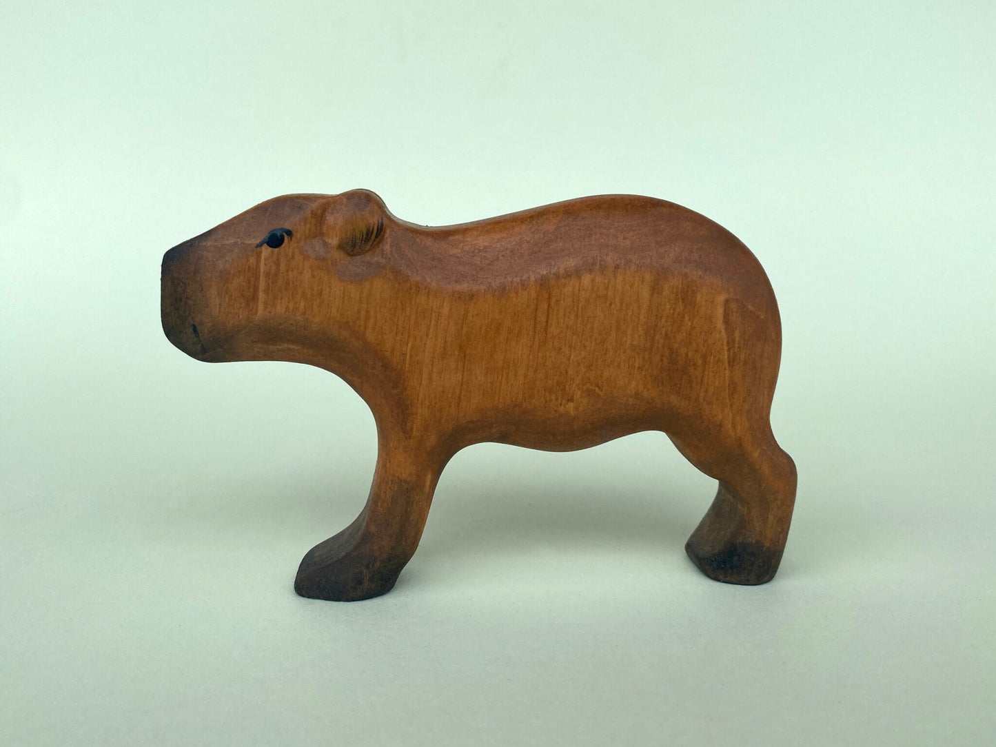 Green Taiga Toys Handmade Wooden Capybara